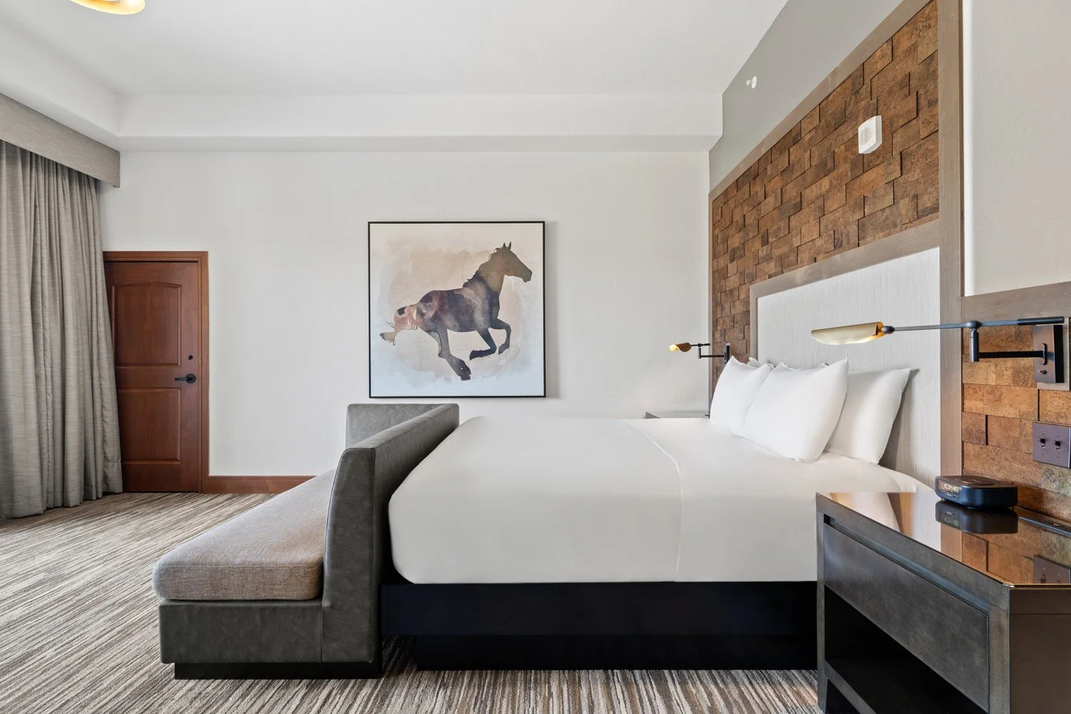 King Guest Room with couch
