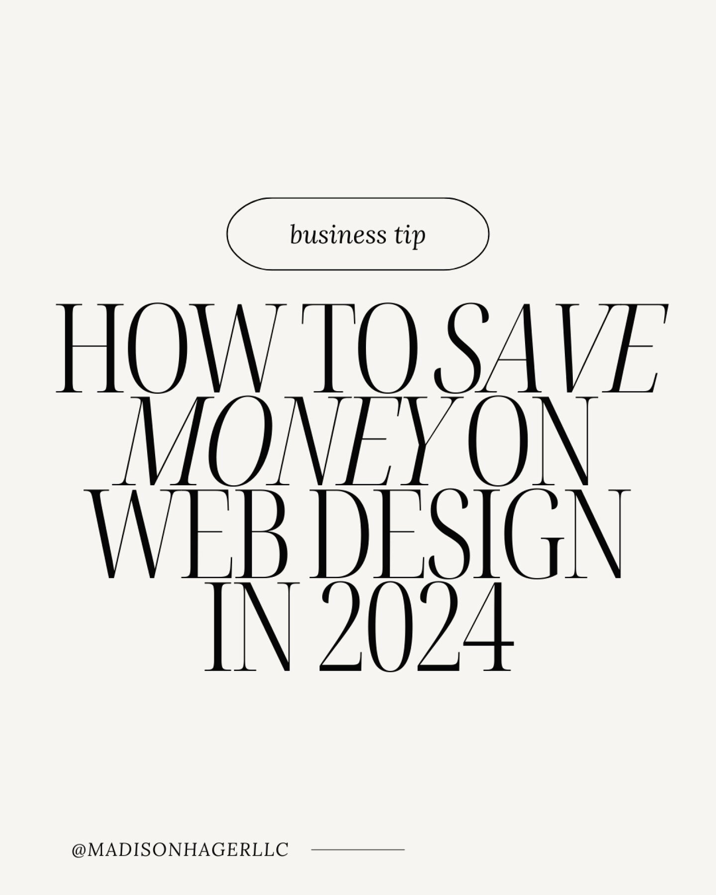 Your budget is tight, but you reaaally need a website, but every designer you find has high rates &amp; fees...

When considering a website, it's important to maintain the mindset that a website is an *investment* for your business.

They also requir