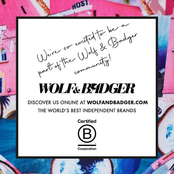 Tuesday &amp; Co. is officially part of Wolf and Badger! I am so excited to be a part of such an awesome community and to have the opportunity to sell on a worldwide marketplace full of amazing independent brands. 
Head to www.wolfandbadger.com to ch