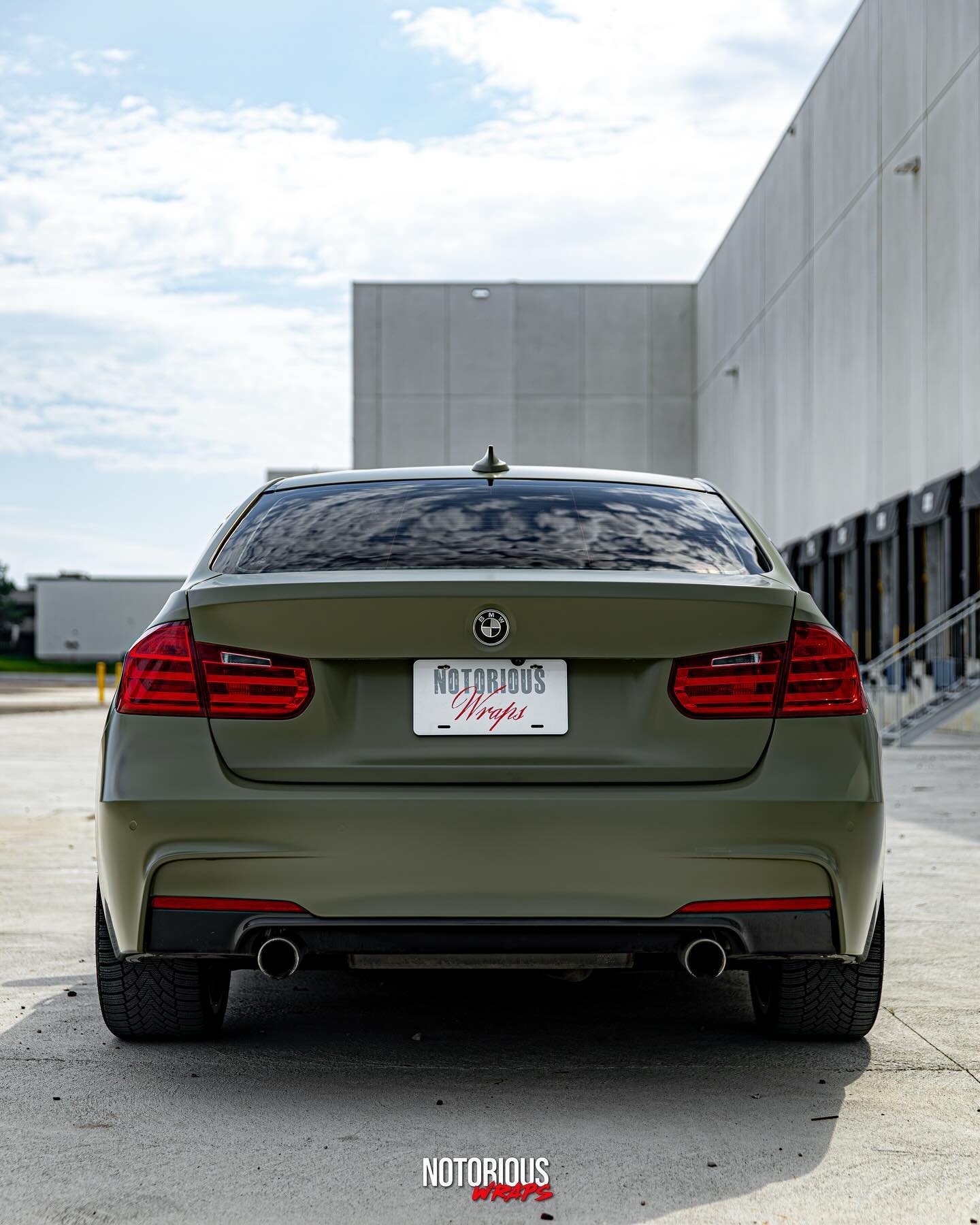 Fresh out of our shop! 

We did a full colour change on this 335i with @averydennison Satin Khaki Green 🐊

Our client wanted to come out with a new look with his new hood and and front bumper giving it a clean sharp look on the body lines this car h