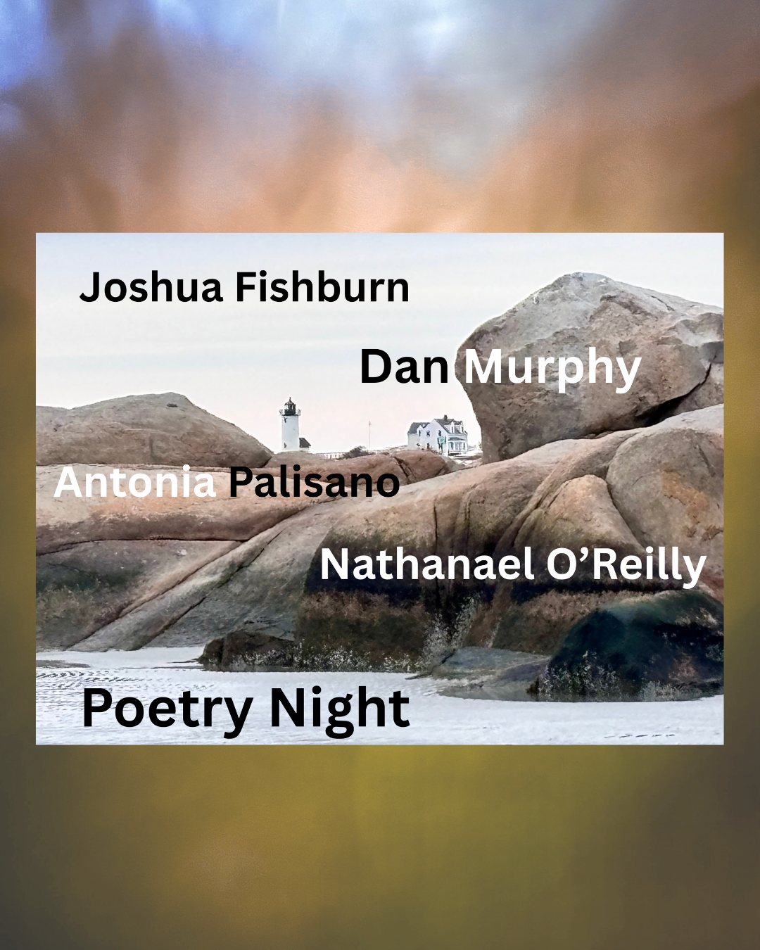 Poetry Night: Joshua Fishburn, Dan Murphy, Antonina Palisano, & Nathanael O'Reilly