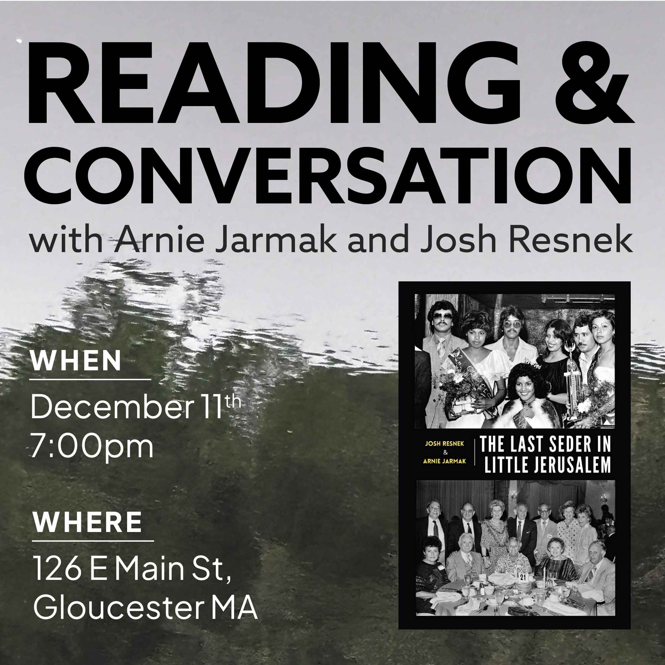 Arnie Jarmak and Josh Resnek Present at the Gloucester Writers Center