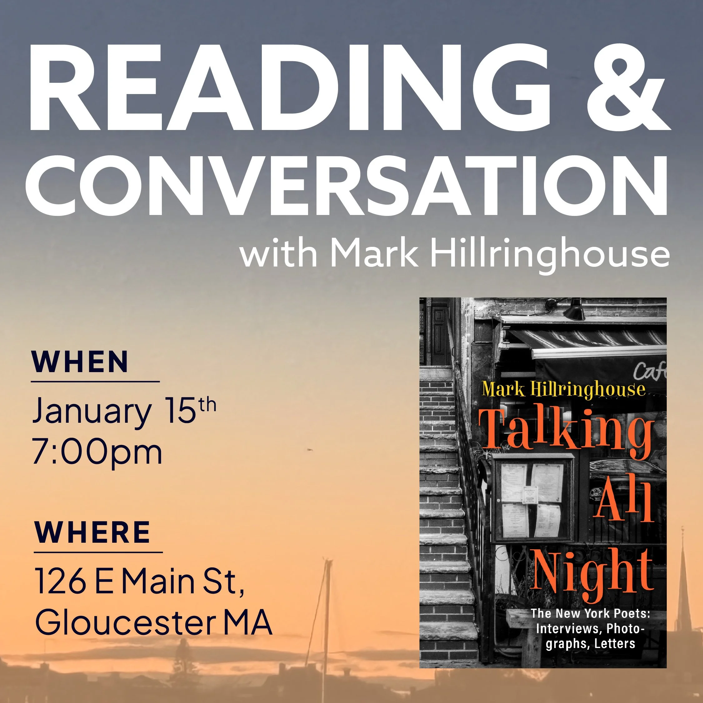 Reading & Conversation with Mark Hillringhouse
