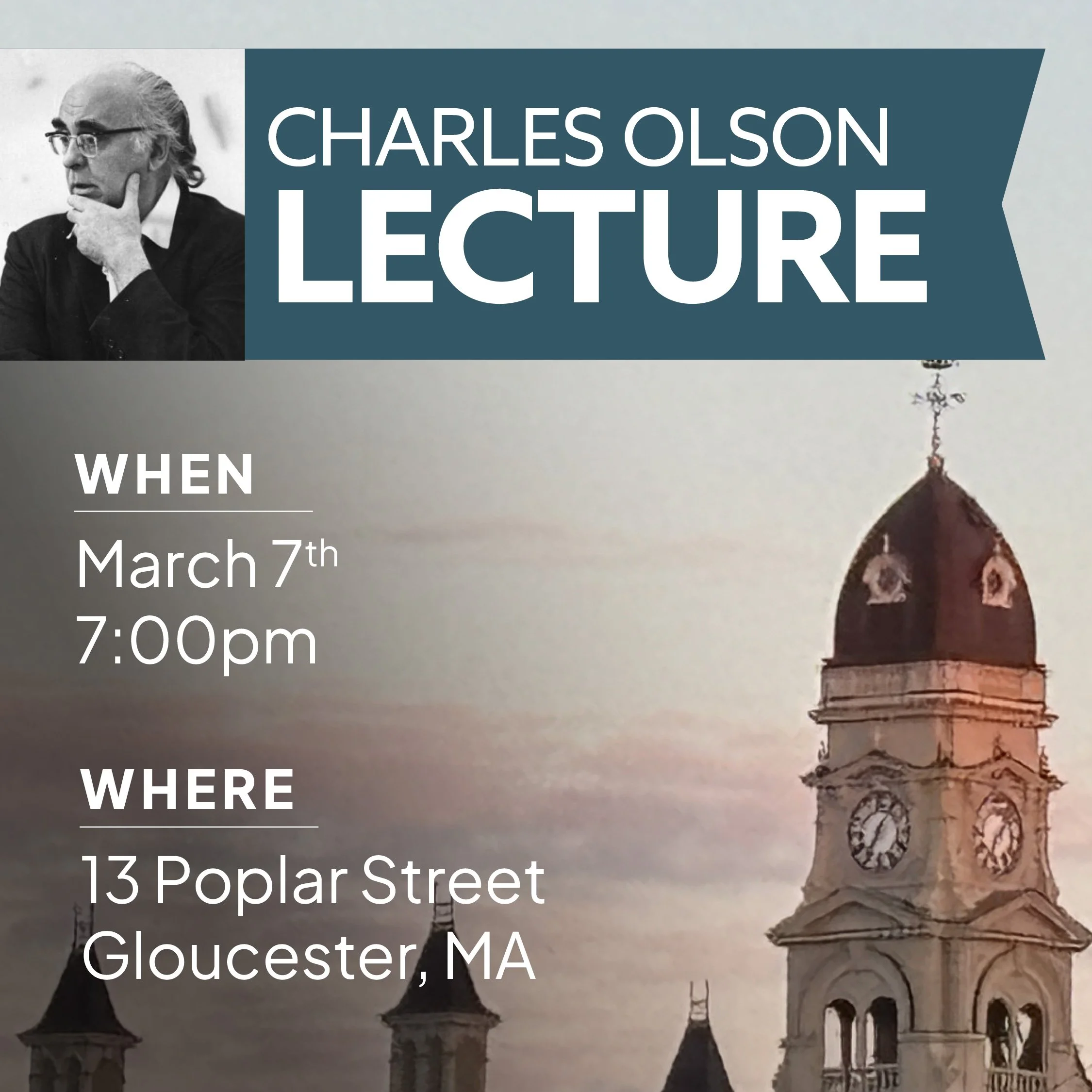 Charles Olson Lecture