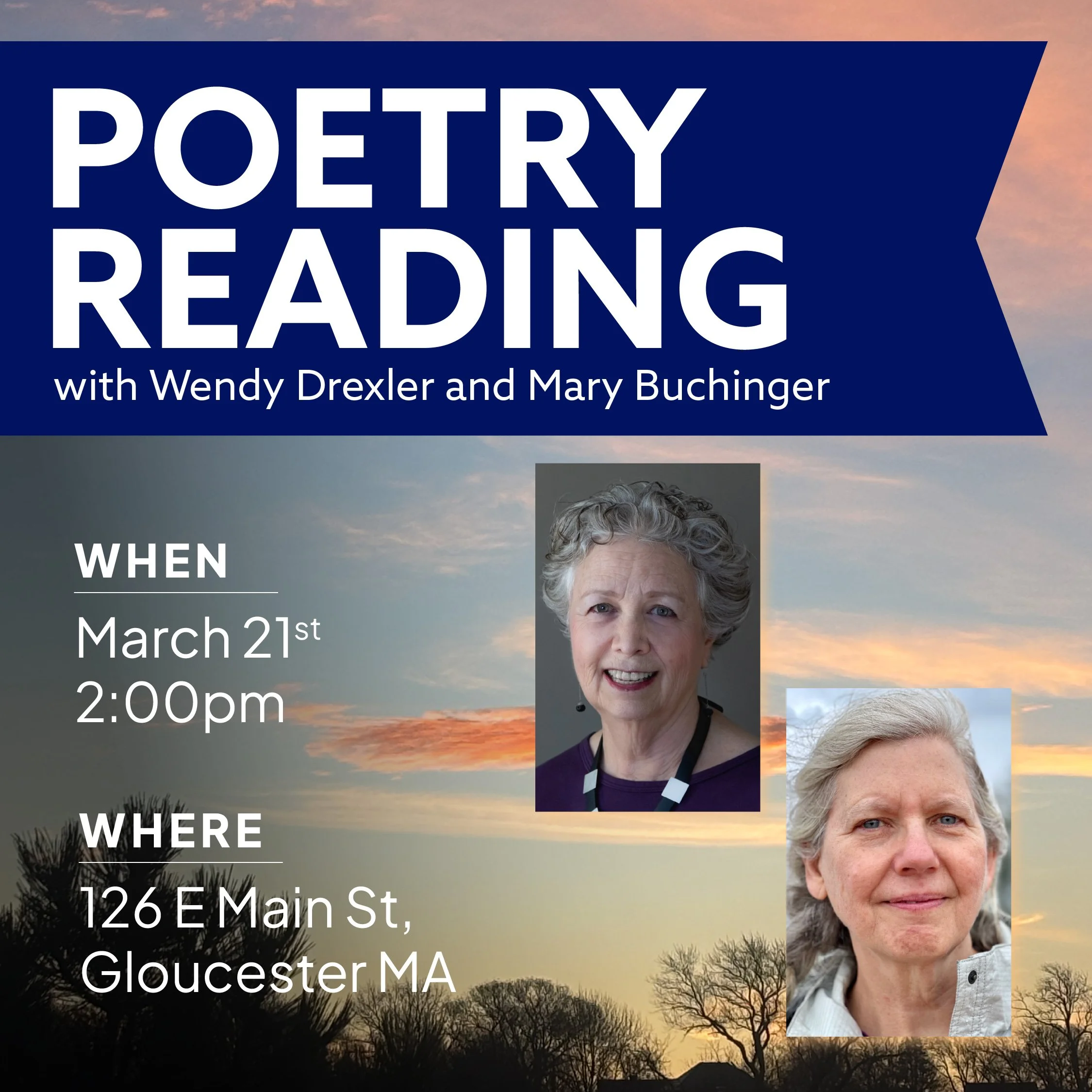 Poetry Reading with Wendy Drexler and Mary Buchinger
