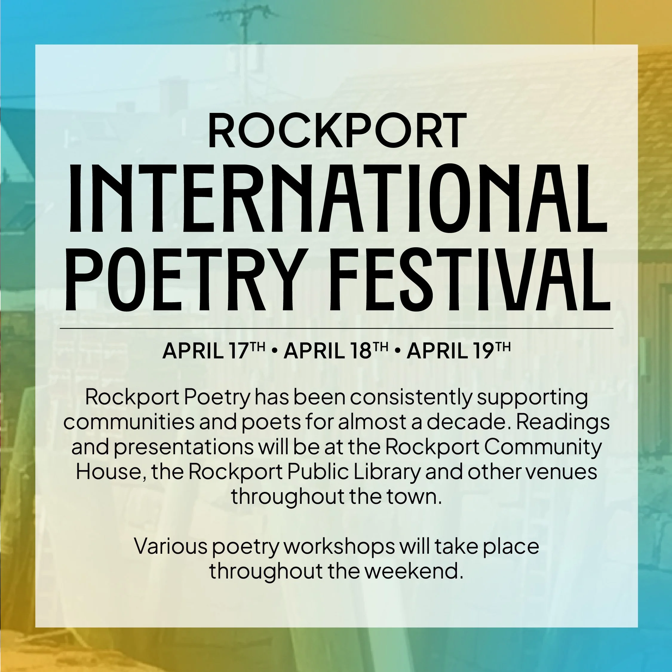 Rockport International Poetry Festival