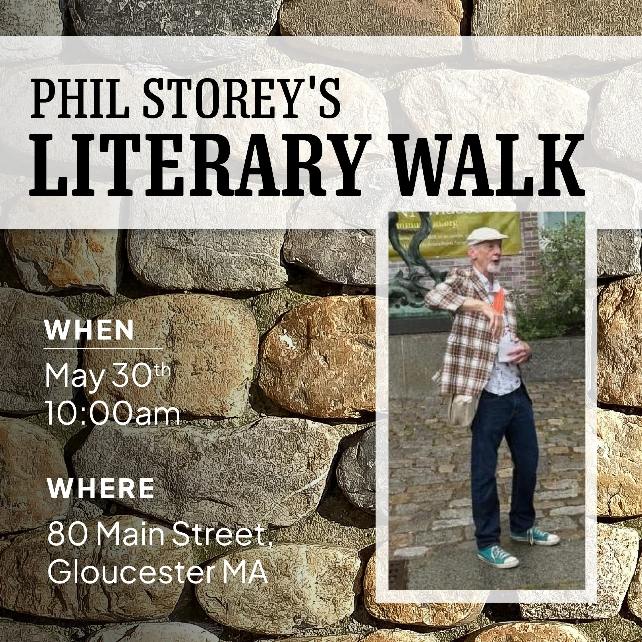 Phil Storey's Literary Walk Begins Again!