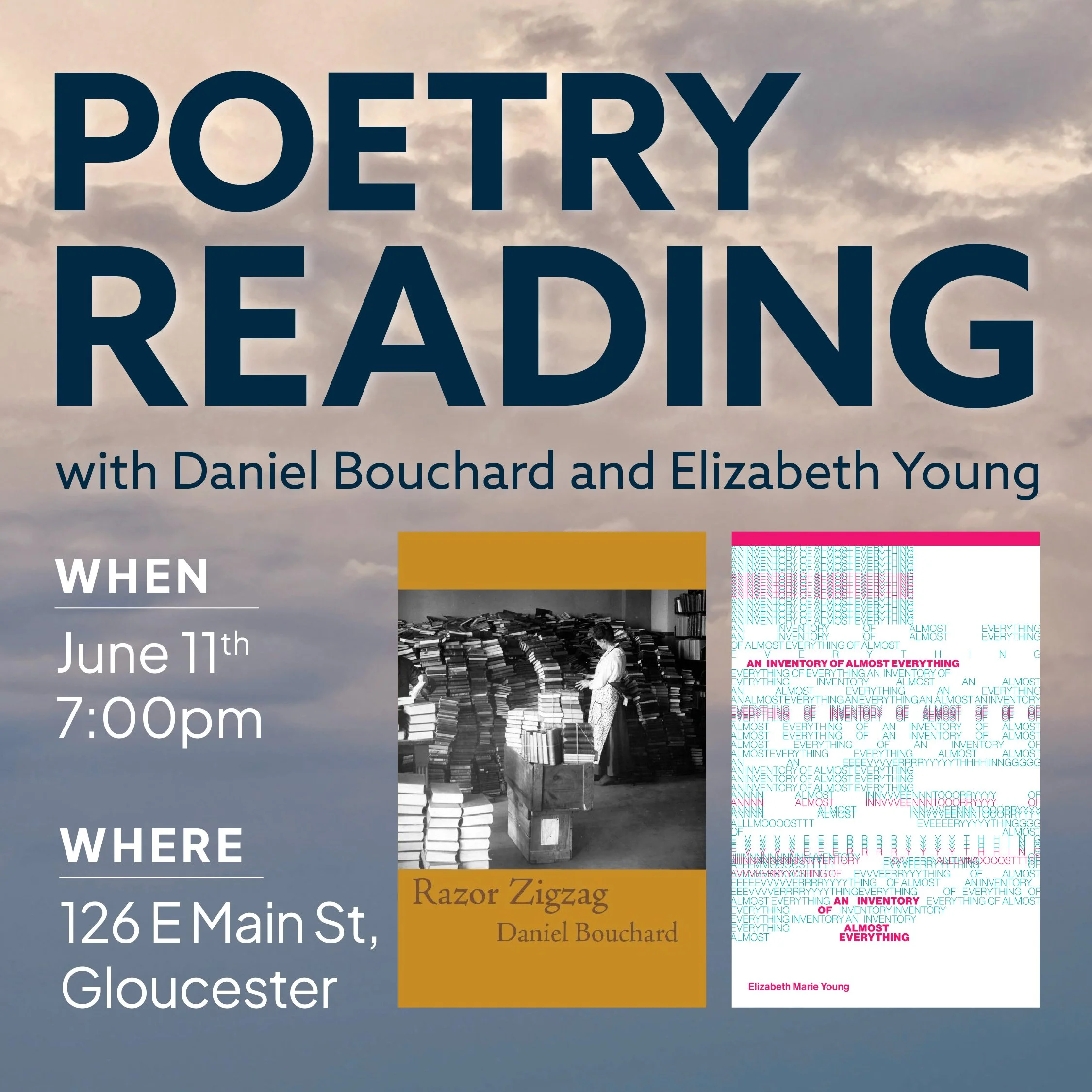 Poetry Reading with Daniel Bouchard and Elizabeth Young