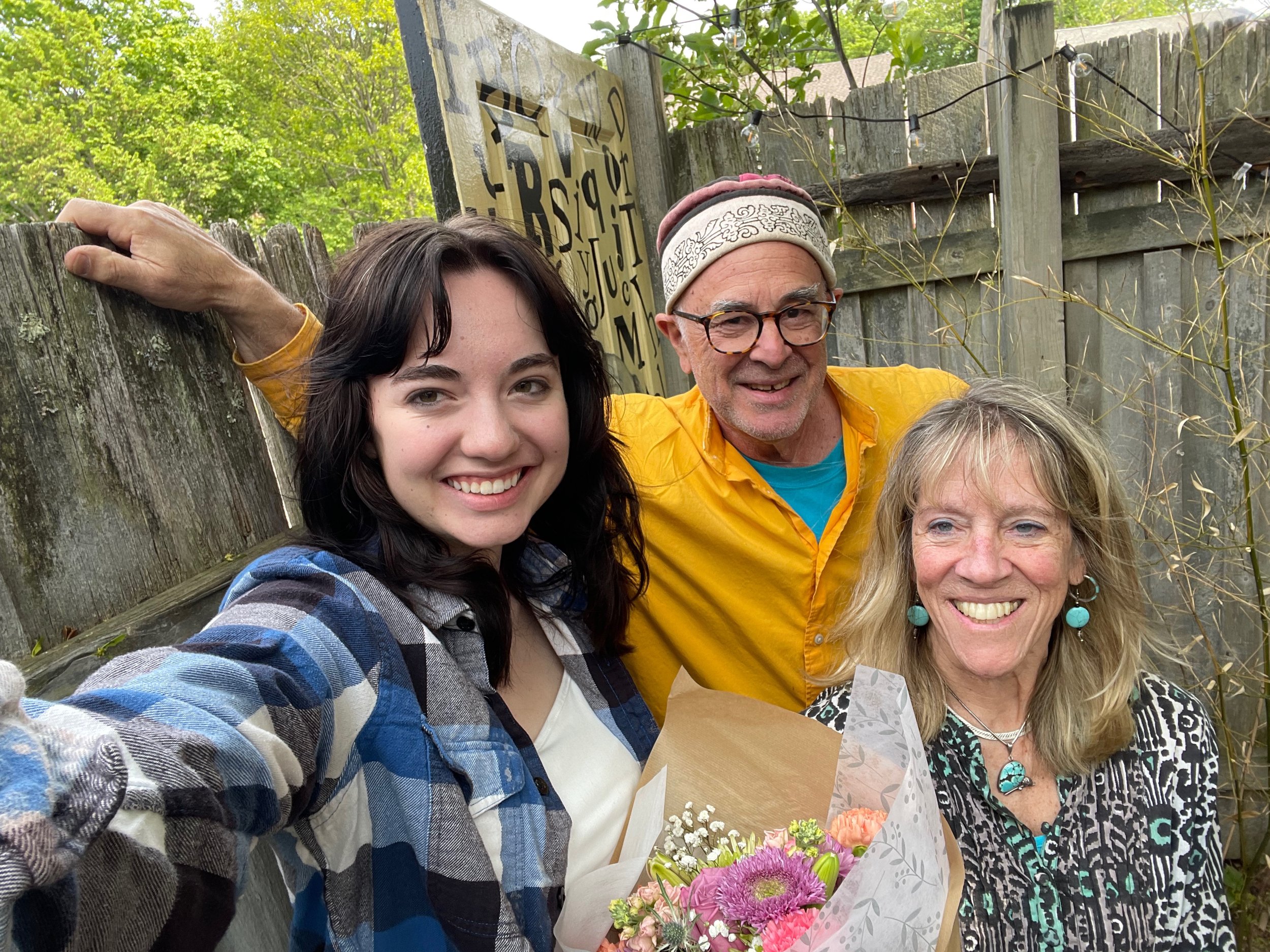 Annabel gets some spring flowers for all her great work helping Henry and Ruth during her internship. 