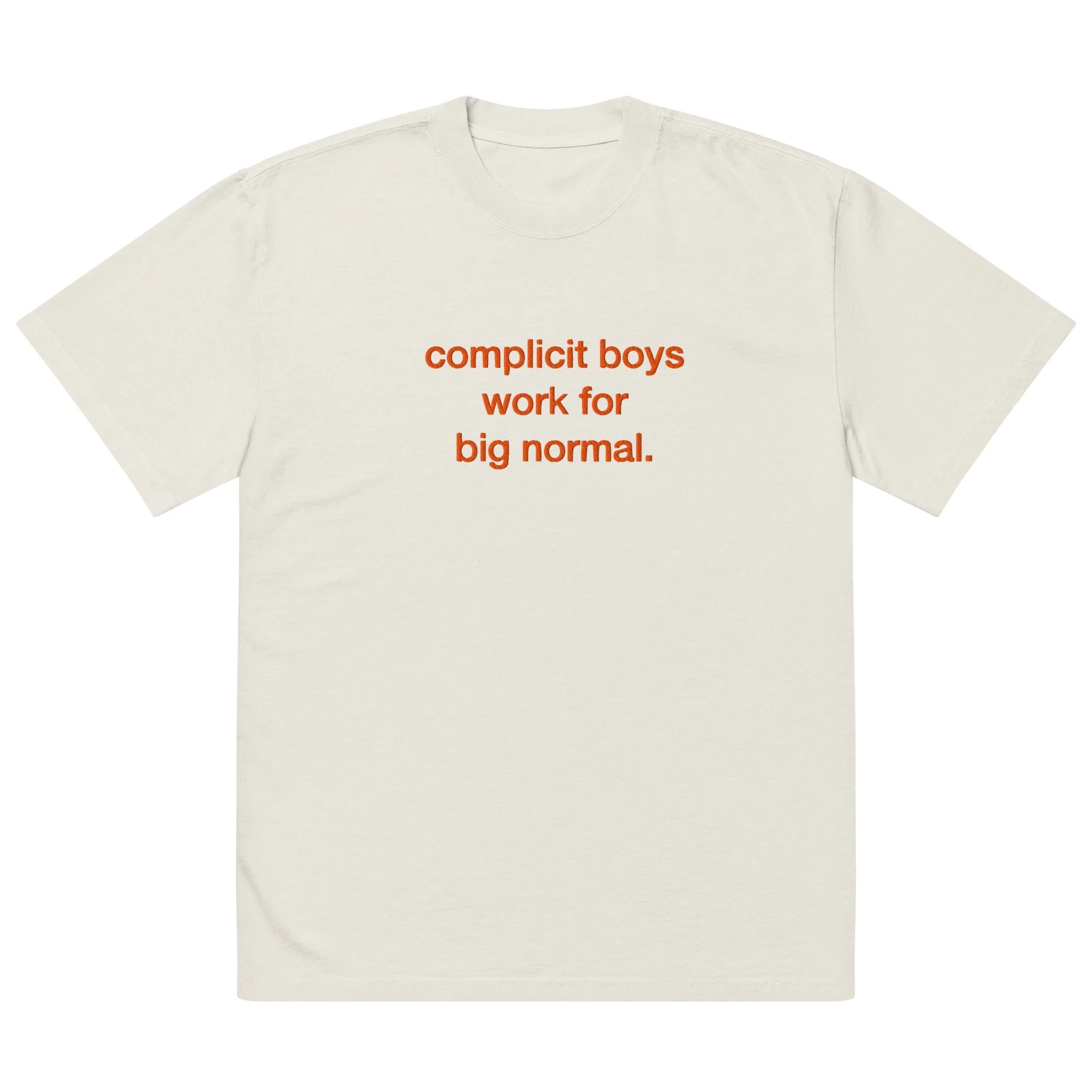 complicit boys work for big normal