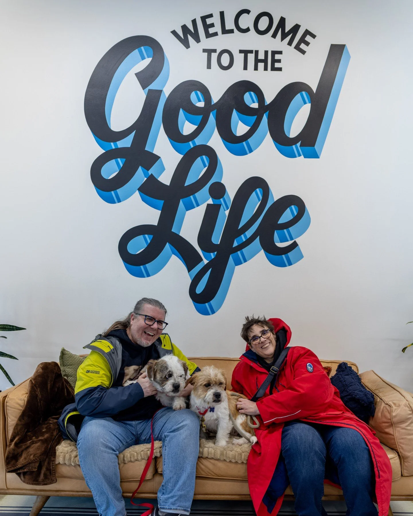 Fourteen dogs leapt headfirst into the Good Life last week.⁠ A few of these pups found their people at Saturday&rsquo;s Happy Tails event, with the rest following suit throughout the week.⁠
⁠
Congrats to Gage Petronzi and Bob Flutie, Cordelia, Flo, E