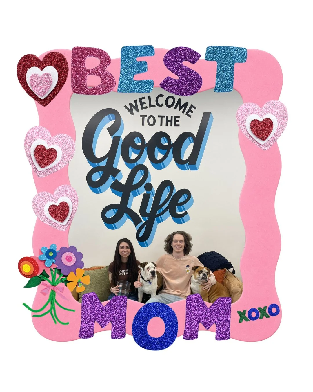 Today we join Lasagna in celebrating her momma, Manicotti. Clearly she gets it from her momma, who passed down the family gene of lookin&rsquo; good in a Happy Tails (and every) photo. 
⁠
To honor Mother&rsquo;s Day we committed to welcoming a new mo