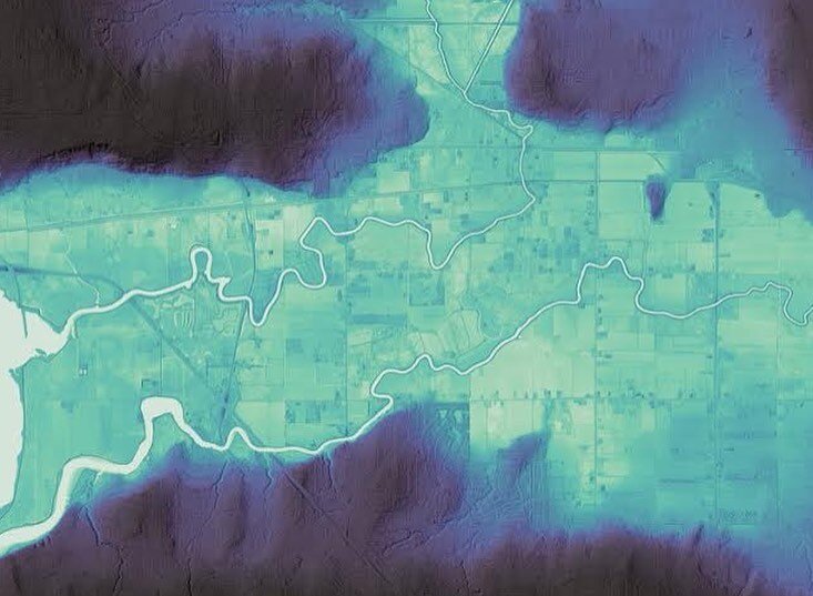 River relative elevation models of the Nicomekl and Serpentine rivers. 

We are currently working on the Nicomekl Riverfront park in Surrey and this visualization helps to better understand the context of the park. 

This was created using RiverREM a