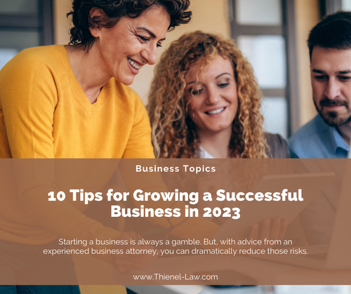 10 Tips for Growing a Successful Business in 2023