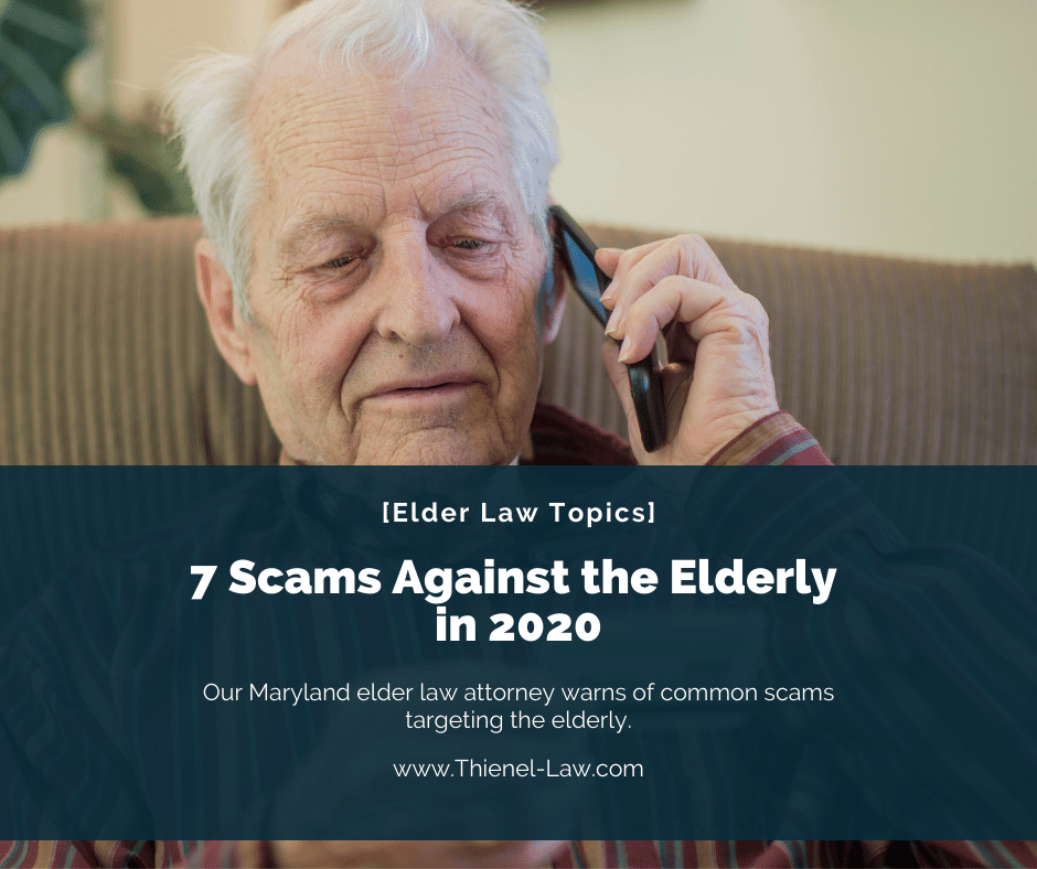 7 Scams Against the Elderly in 2020