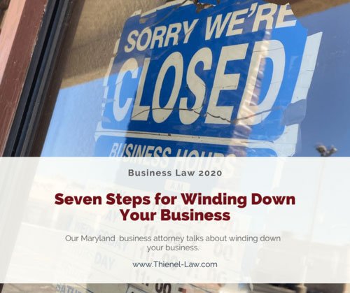 Seven Steps for Winding Down Your Business
