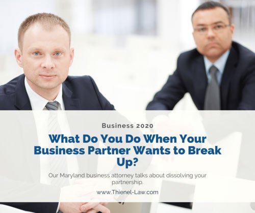 What Do You Do When Your Business Partner Wants to Break Up?