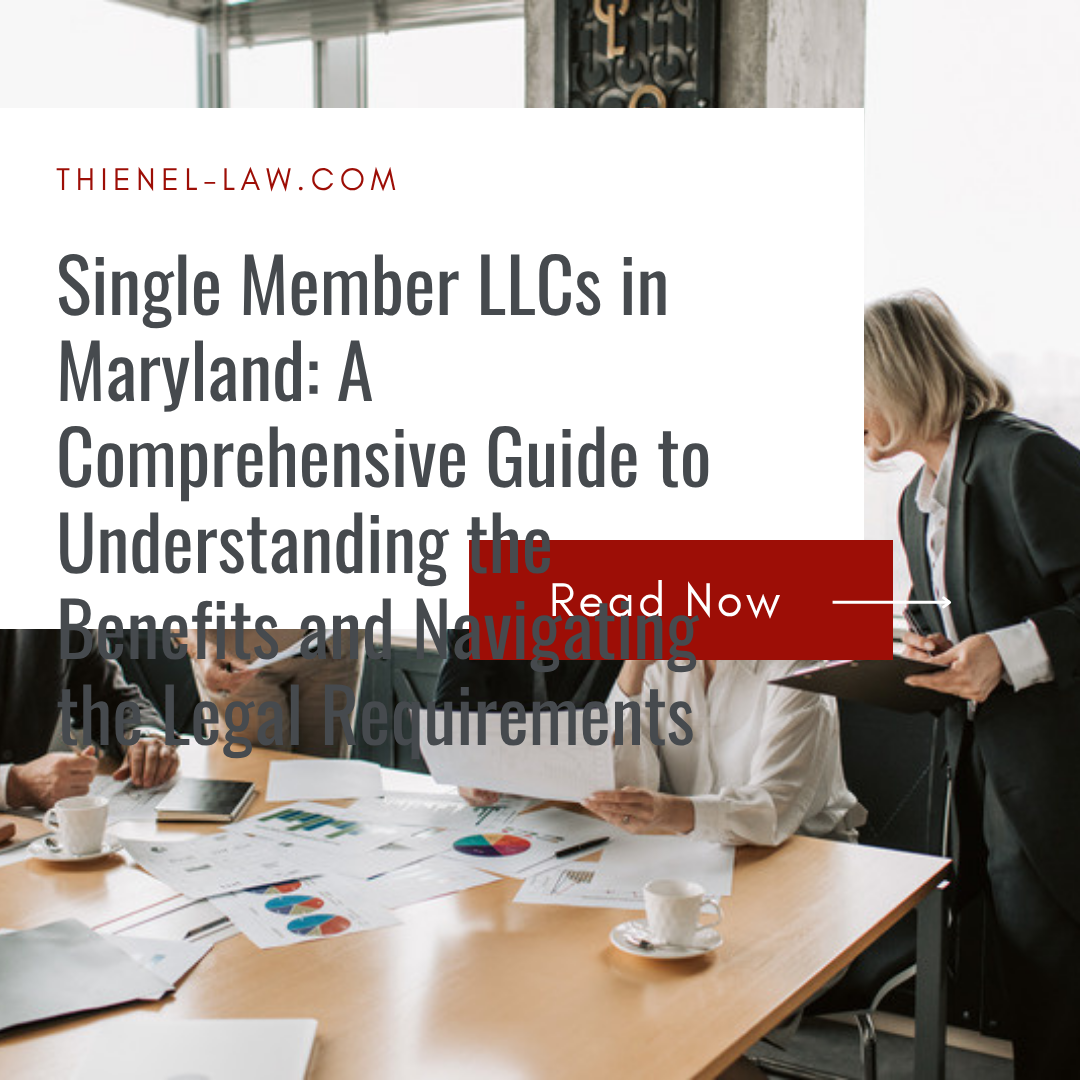Single-Member LLCs in Maryland: Formation, Taxes, and Liability Protection
