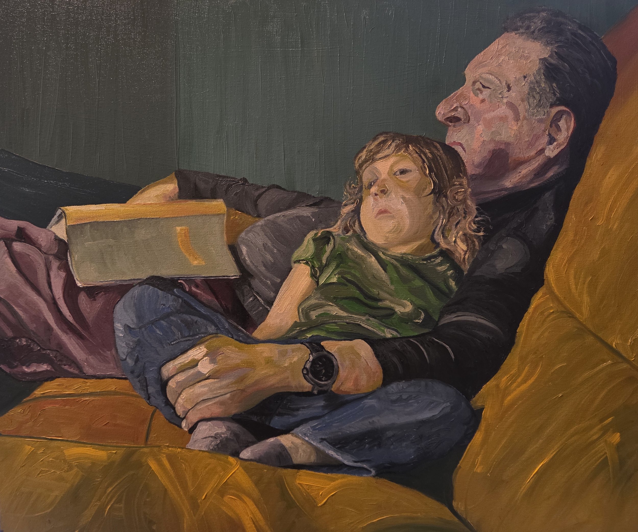 Together in daydreams - 
Oil on canvas 