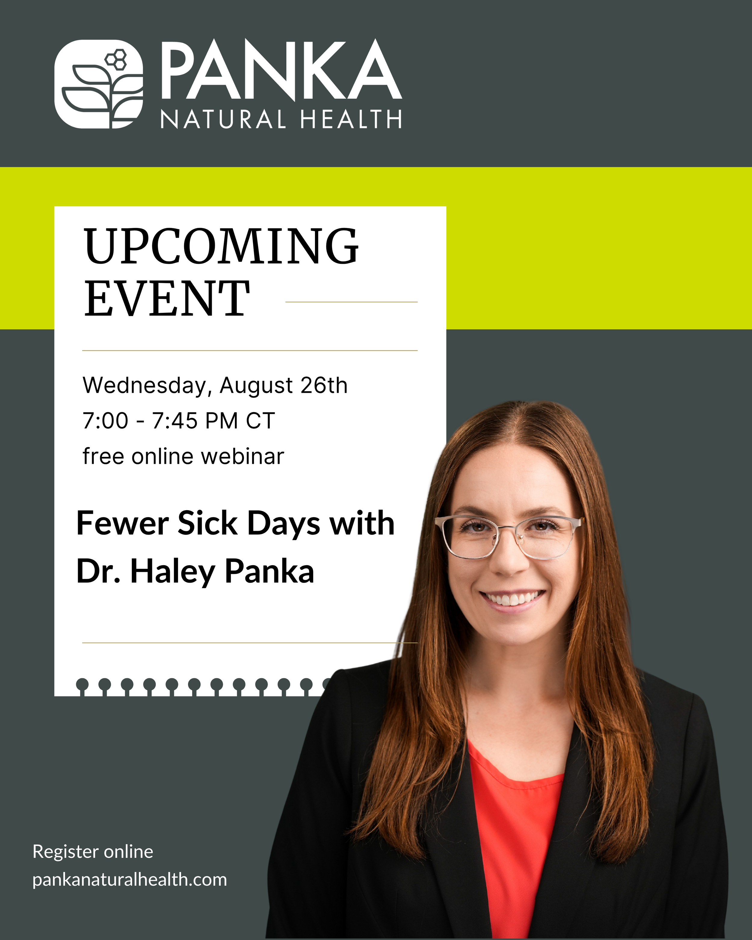 Fewer Sick Days with Dr. Haley Panka