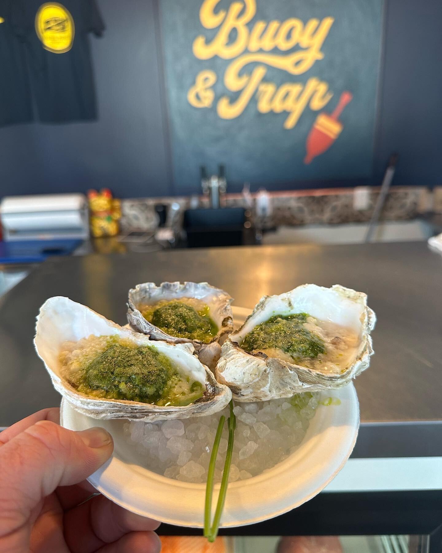 🍀🦪 Everybody&rsquo;s Irish on St. Paddy&rsquo;s Day! 🦪🍀

Join us for baked oysters with pesto compound butter, toasted Panko, and parm! We will also have our usual Fish Taco Friday program, along with a couple other little treats! 🦪🦞🦪🦞🦪🦞