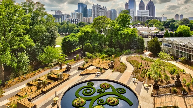 Atlanta Botanical Garden Skyline Garden
