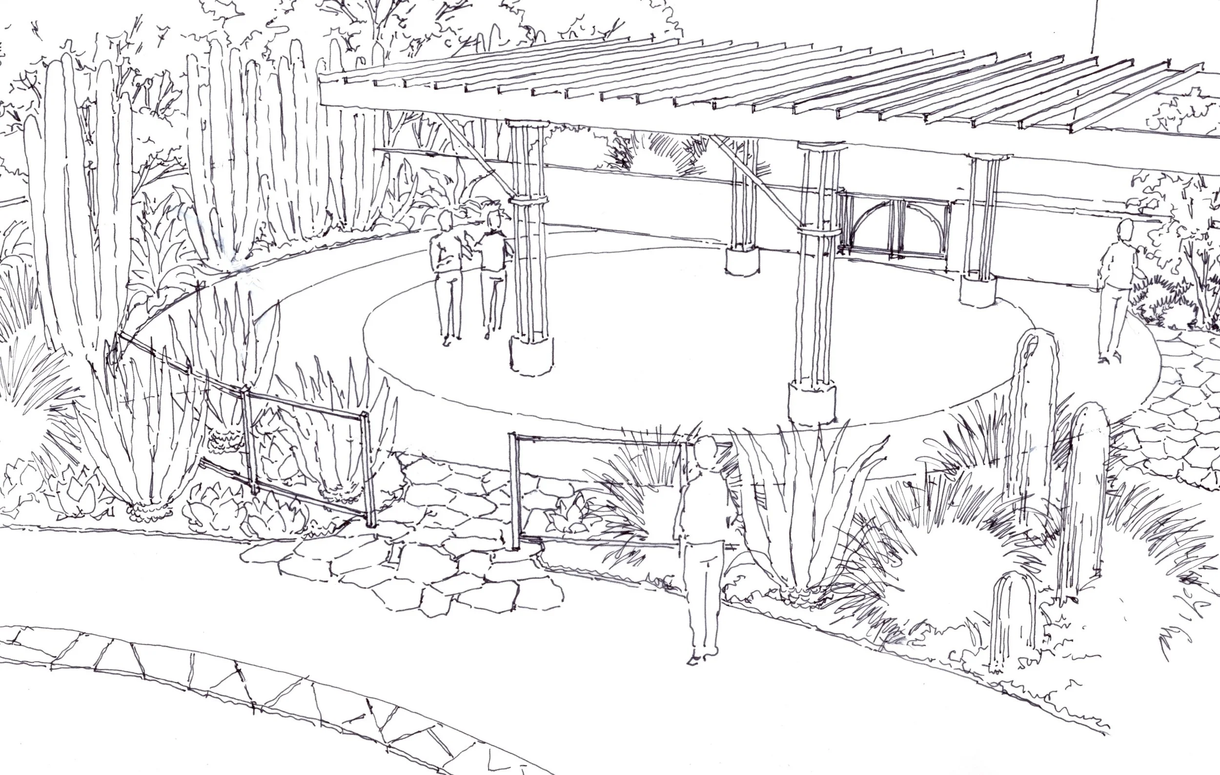 Desert Botanical Garden Entry Promenade | Garden Design — 3 fromme DESIGN