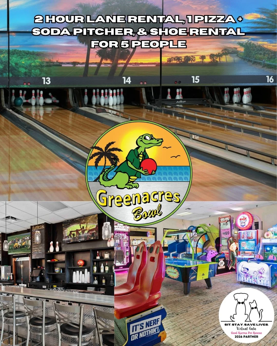 🎉👨&zwj;👩&zwj;👧&zwj;👦 GALA DONOR HIGHLIGHT: FAMILY FUN EDITION 👨&zwj;👩&zwj;👧&zwj;👦🎉

Looking for ways to keep the kids entertained AND support rescue at the same time? We&rsquo;ve got you covered 😎💛

These amazing local businesses stepped 