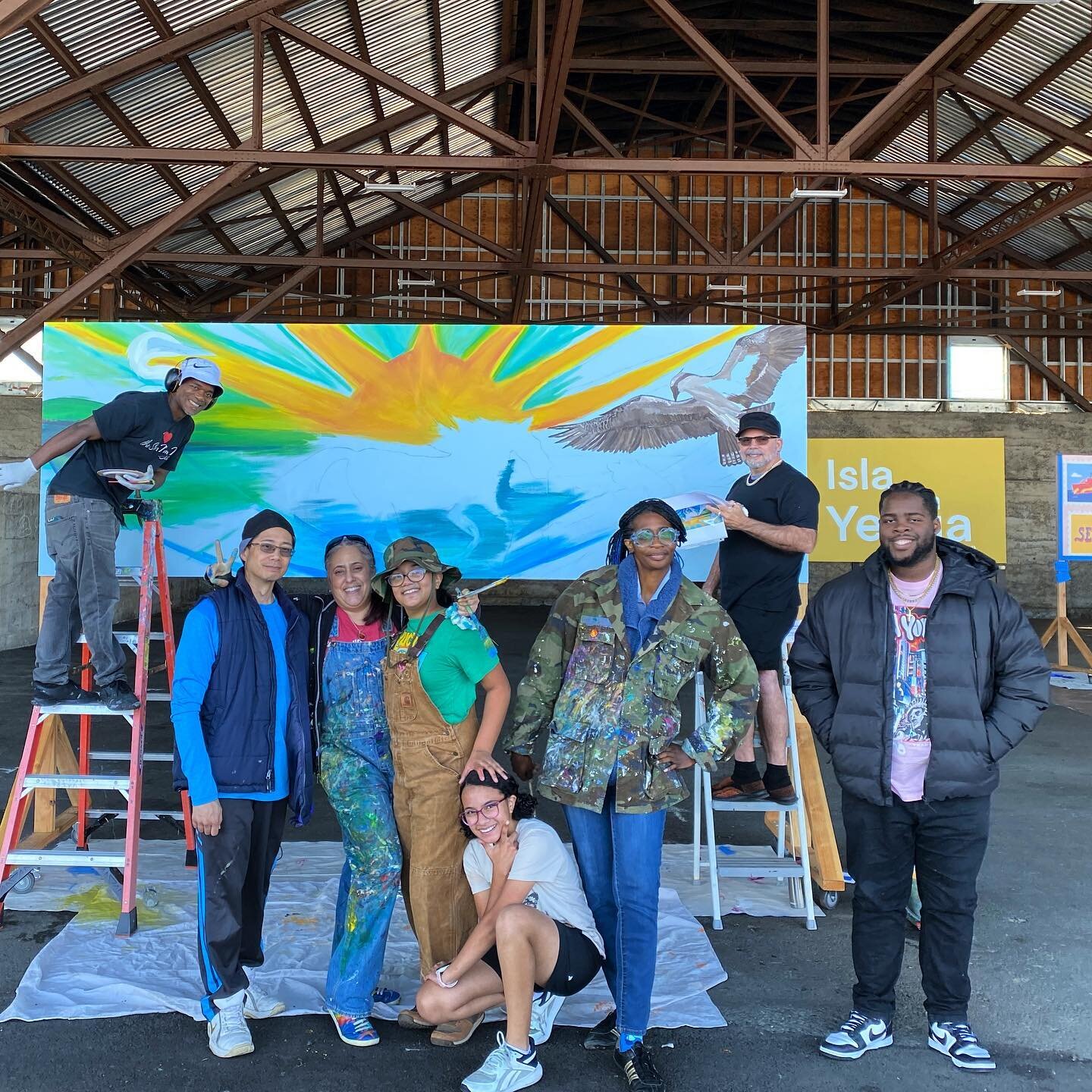 Melissa Penny &amp; Channa Booker completed their Mare Island Art Billboards and they have contributed to a total of five roadside art billboards that will be installed on the north part of Mare Island
.
The other art billboards are by: Eugenia Ho, K