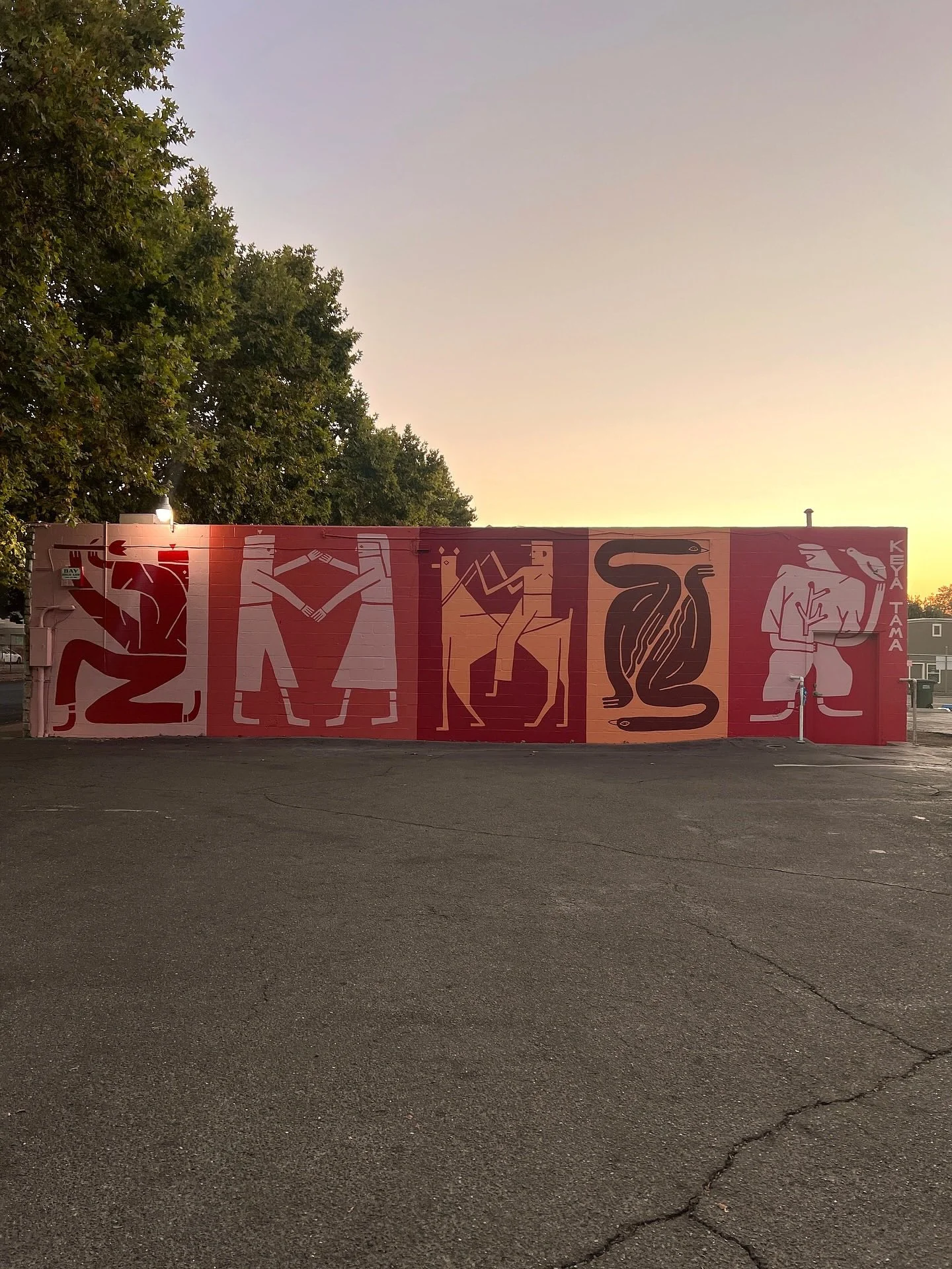 We were really happy this artist joined our 3rd year of producing public art in Contra Costa County👉✌️ &bull; @keyatama This mural is painted in Concord California, titled &ldquo;Heart of the valley&rdquo; for @creativeconcord