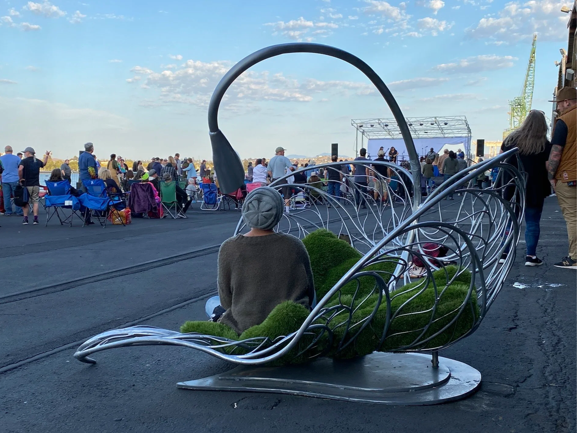 TUMBLE LEAF CHAIR by Karen Cusolito