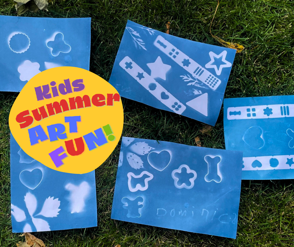 Sun + Fun = Cyanotype Magic Workshop for Kids