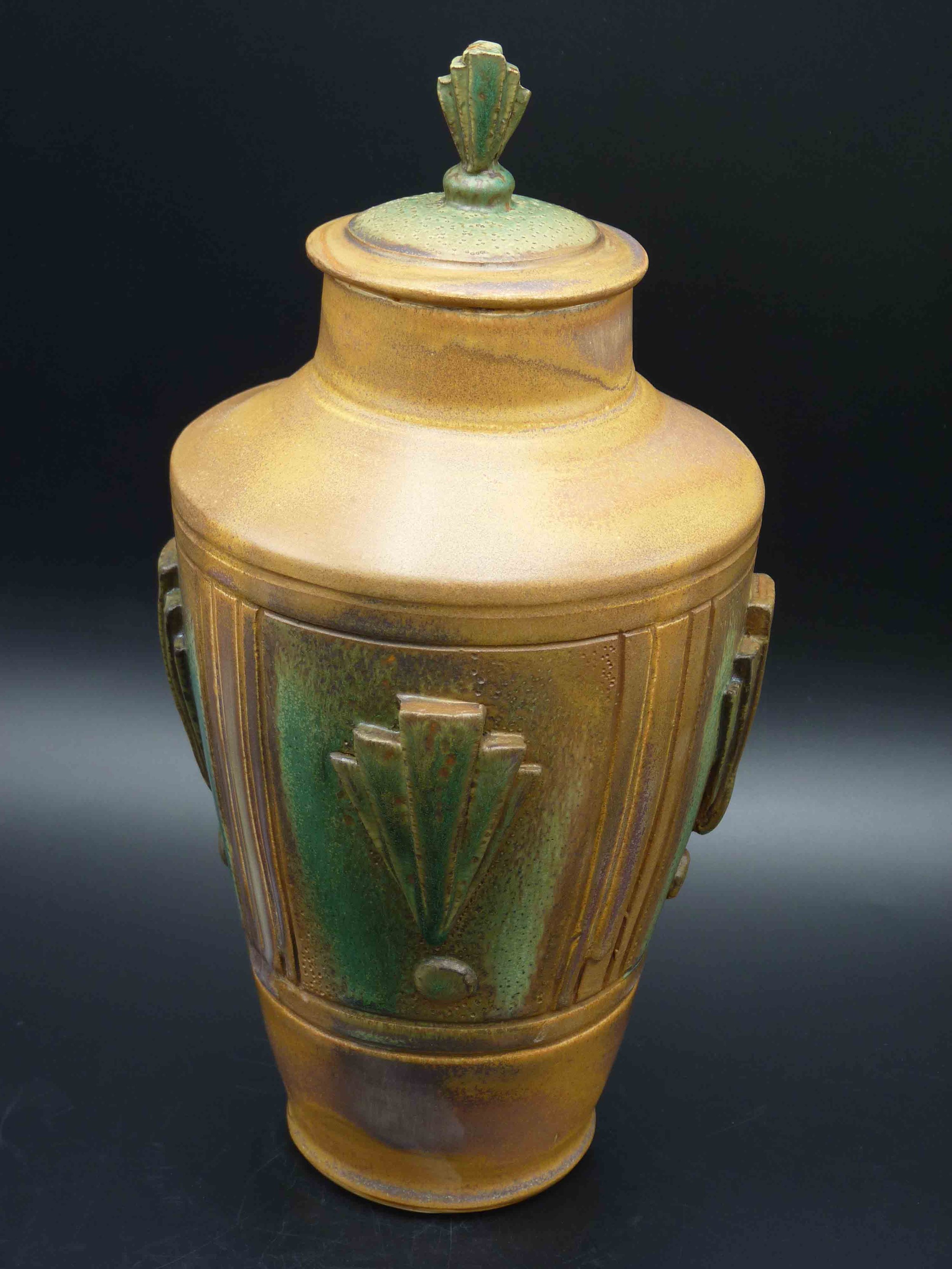 AD 18a Lidded Jar TGreen AD Fan.jpg