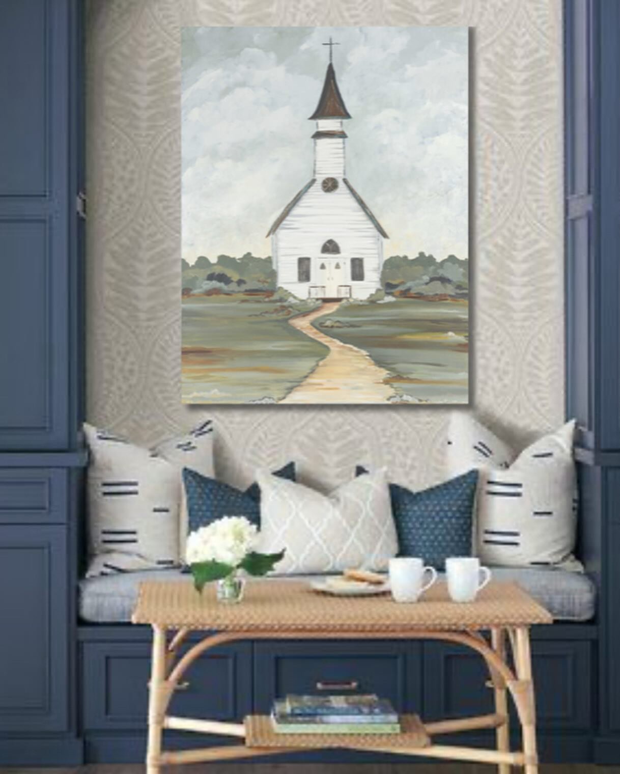Available! This commissioned piece is now available in print! Subscribers save 10%! Check out the new amazing float frame options. 

#southernpainting #farmhousechic #farmhousestyle #coastalfarmhouse #northcarolina #artprints #chapelart #christianart