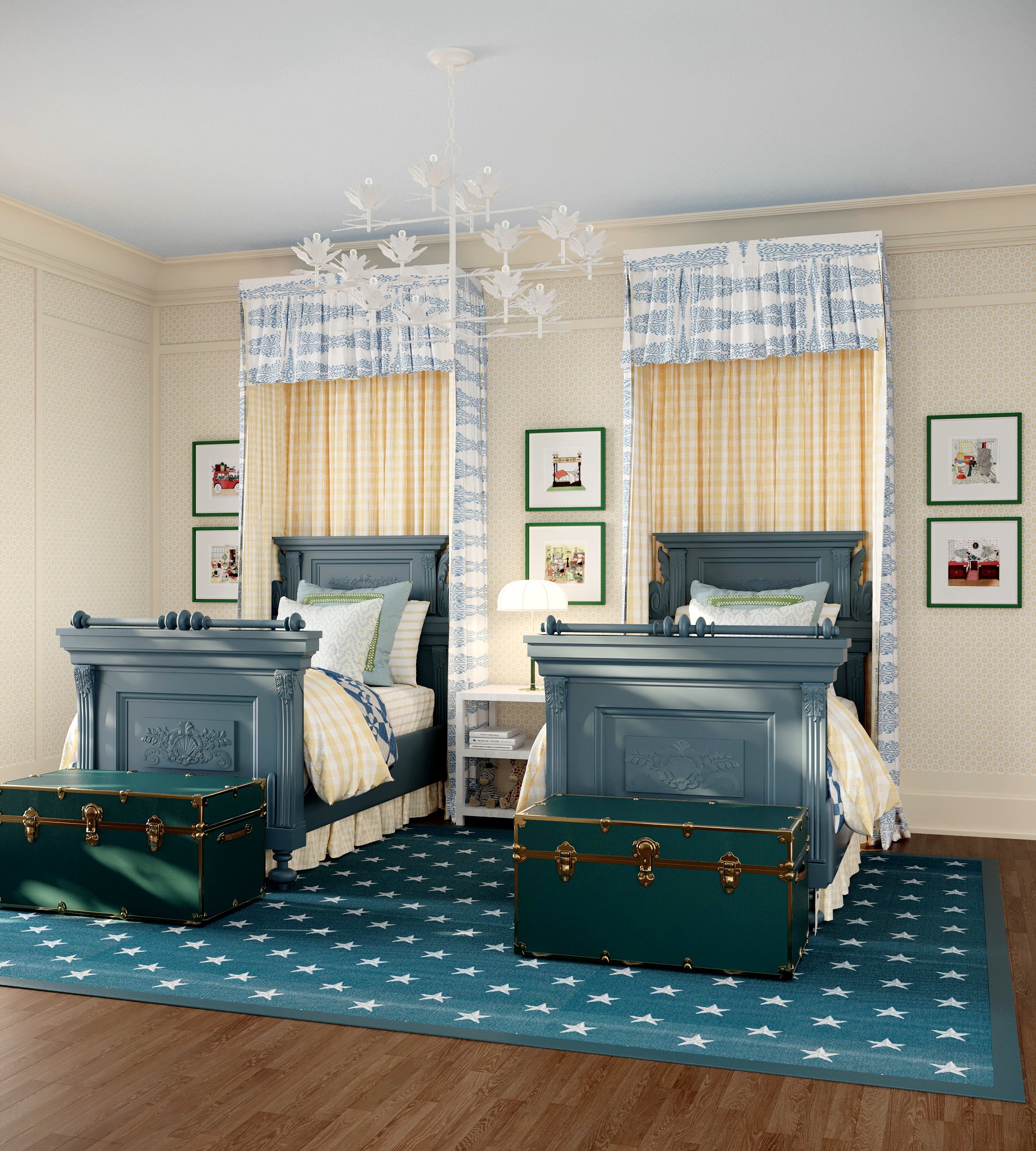 *Kids' Bedroom - Bed 3D Rendering - Lucy Interiors.jpg