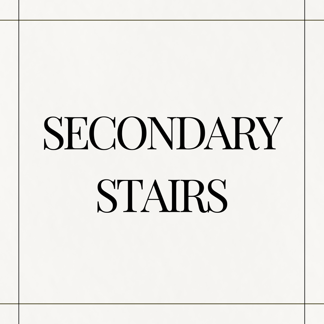 Secondary Stairs Sourcebook