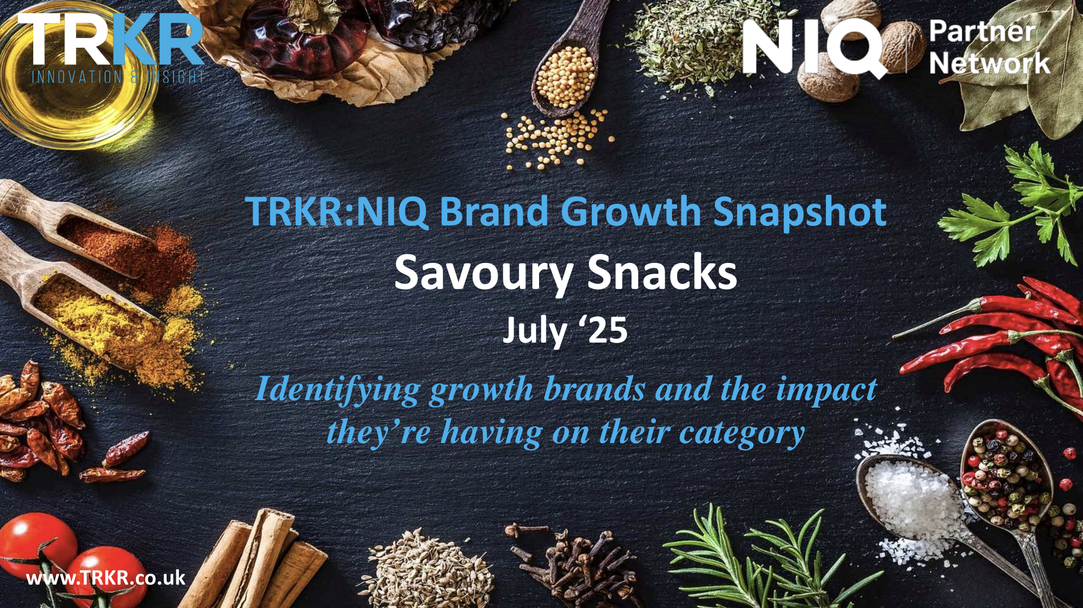 TRKR:NIQ Brand Growth Snapshot.  Savoury Snacks, July ‘25