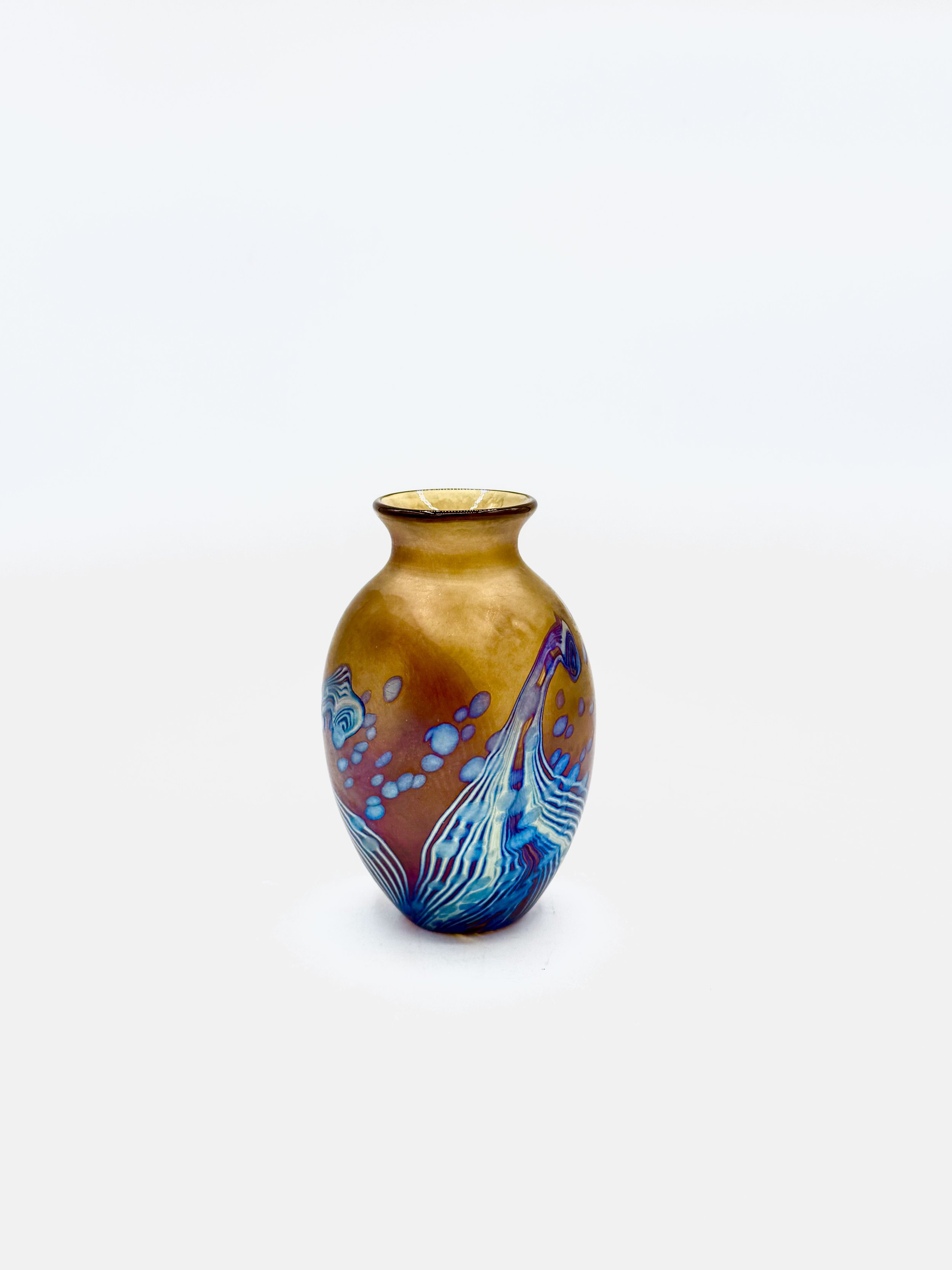 #7 -Blue/Amber Vessel