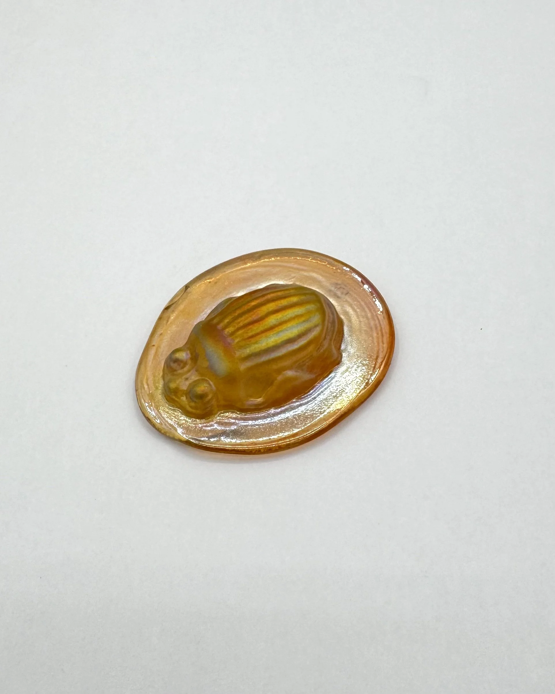 Jewel Scarab - Amber