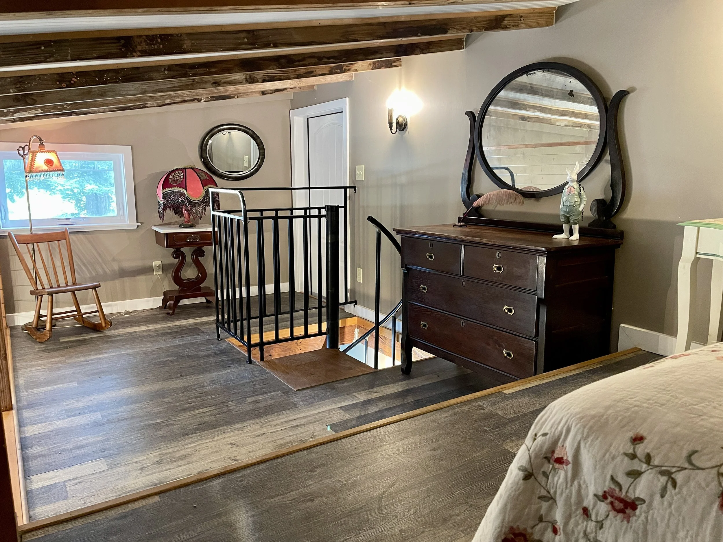 Hay Loft Apartment - loft bedroom