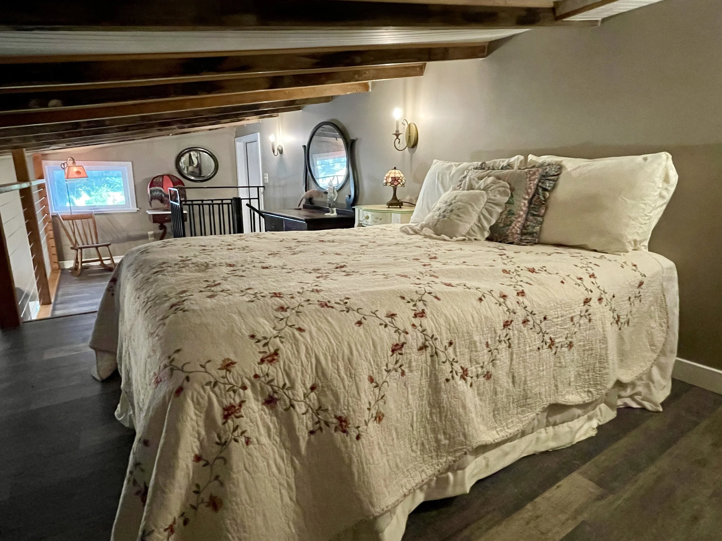 Hay Loft Apartment - loft bedroom