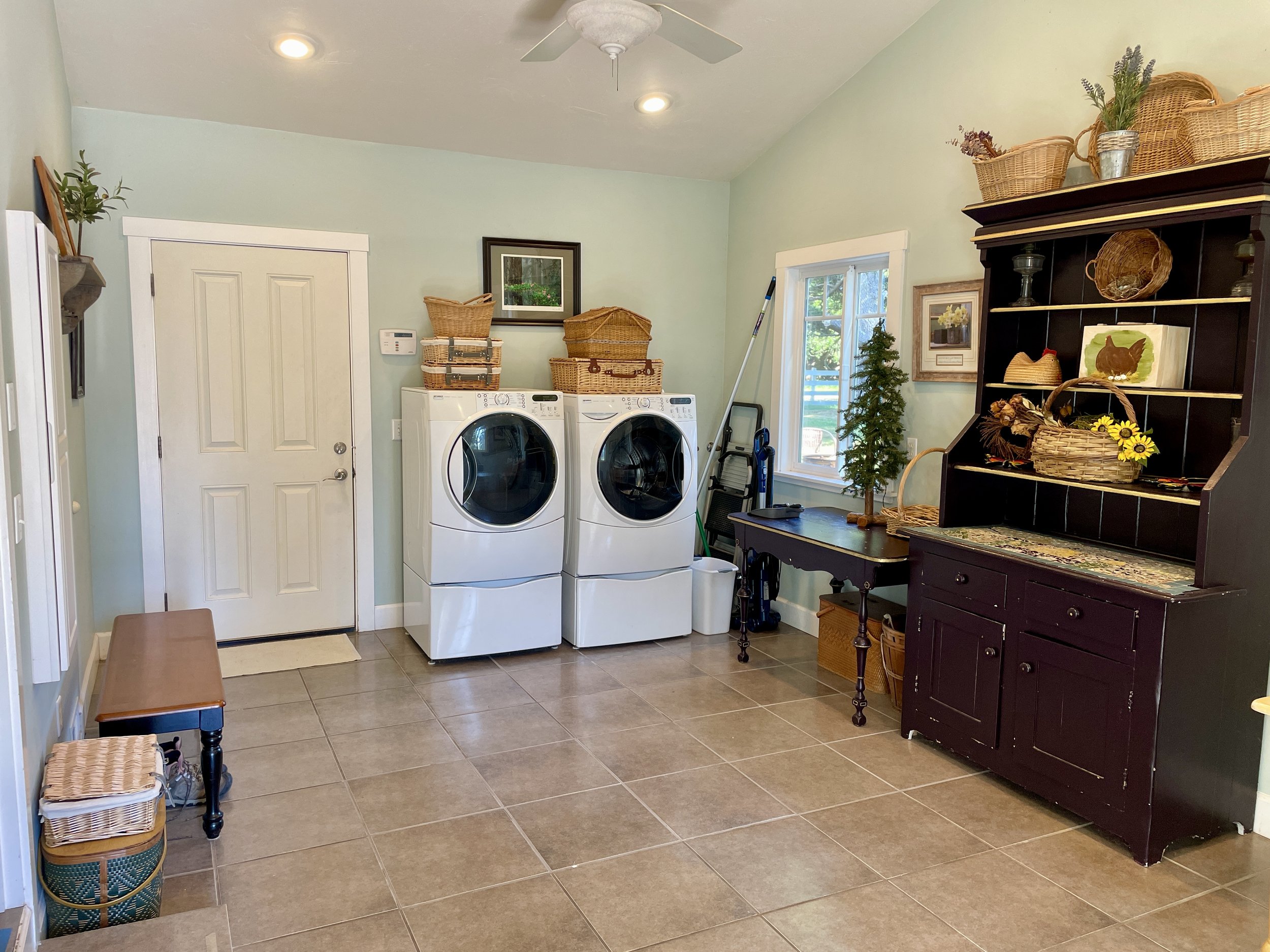 Main House Laundry/Back Entry Room