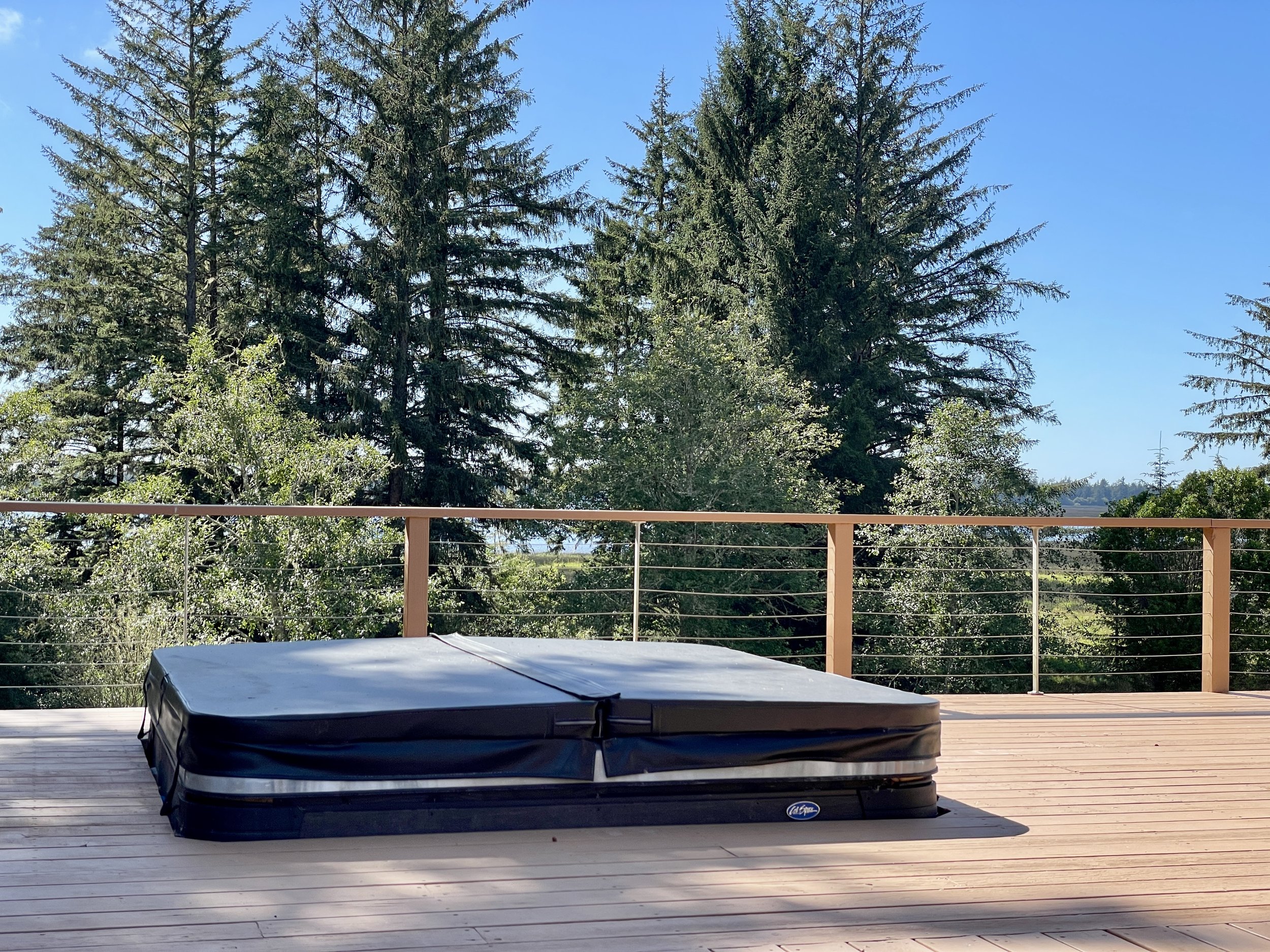 Main House Deck Hot Tub