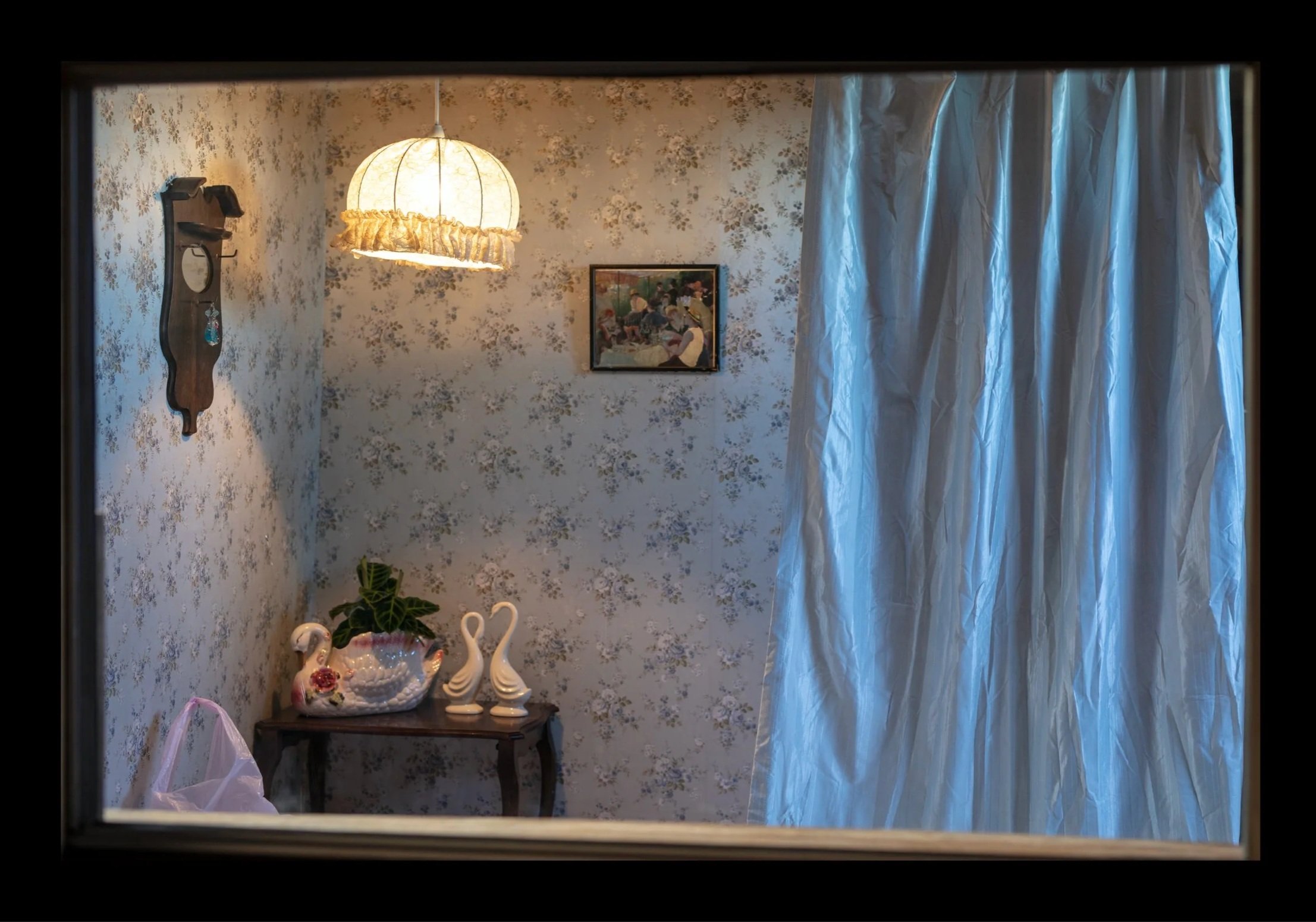 Swan Planter, Lightbox 45 x 25cm $1700 - SOLD