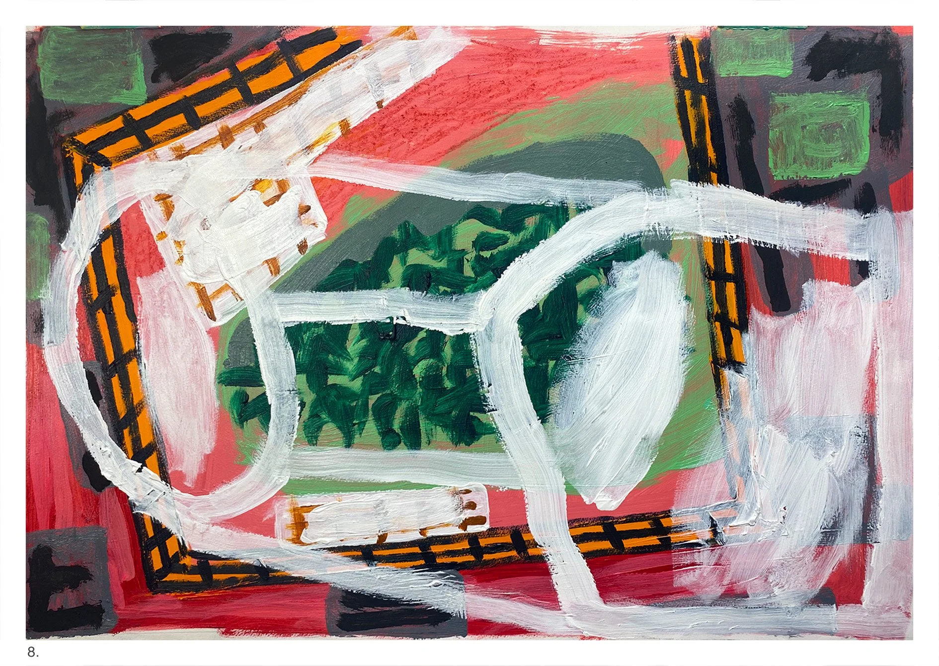 Untitled 8 Acrylic/ Mixed Media Framed 105 x 80 cm $1500
