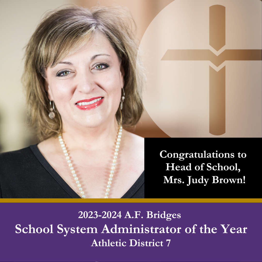 Judy Howe Head of School, Mrs. Judy Brown, named 2023-2024 A.F. Bridges School ...
