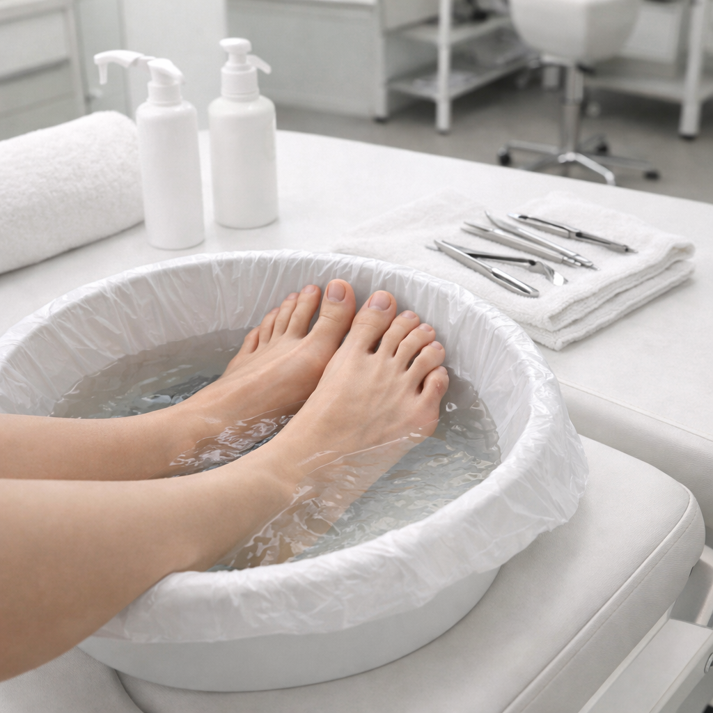 Modern wooden house with a unique zigzag roofline surrounded by tall grass and mountains in the background.
