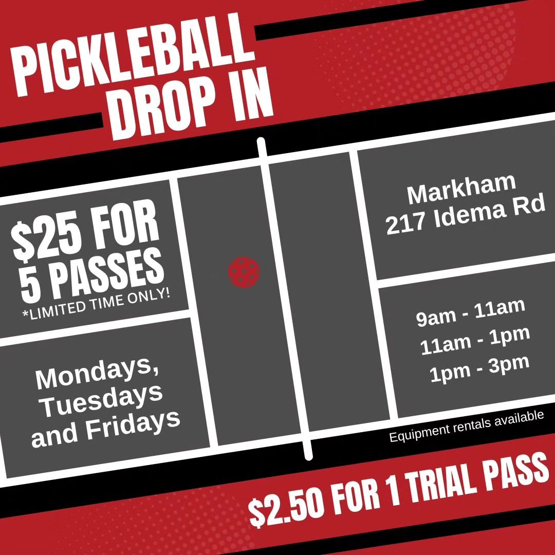Need a place for some day time pickleball? We got you covered.

Want to improve your game even more? Contact us below:

🖥️roninvolleyball.com
✉️info@roninvolleyball.com
📱289-803-9998
🏐@roninvball

#roninvball #ontariovolleyball #yorkregion #aurora