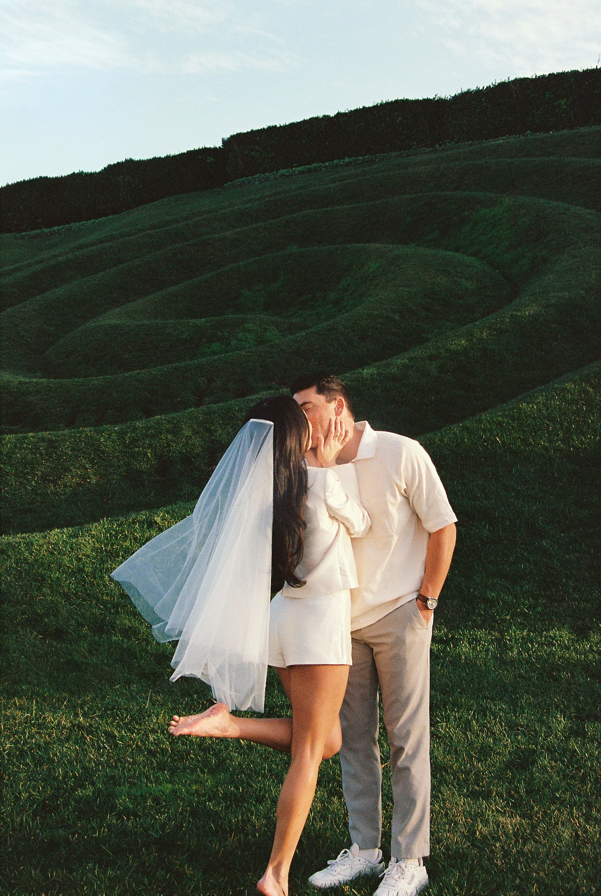Whimsical Engagement Photos On Film - Jacinda &amp; Tucker