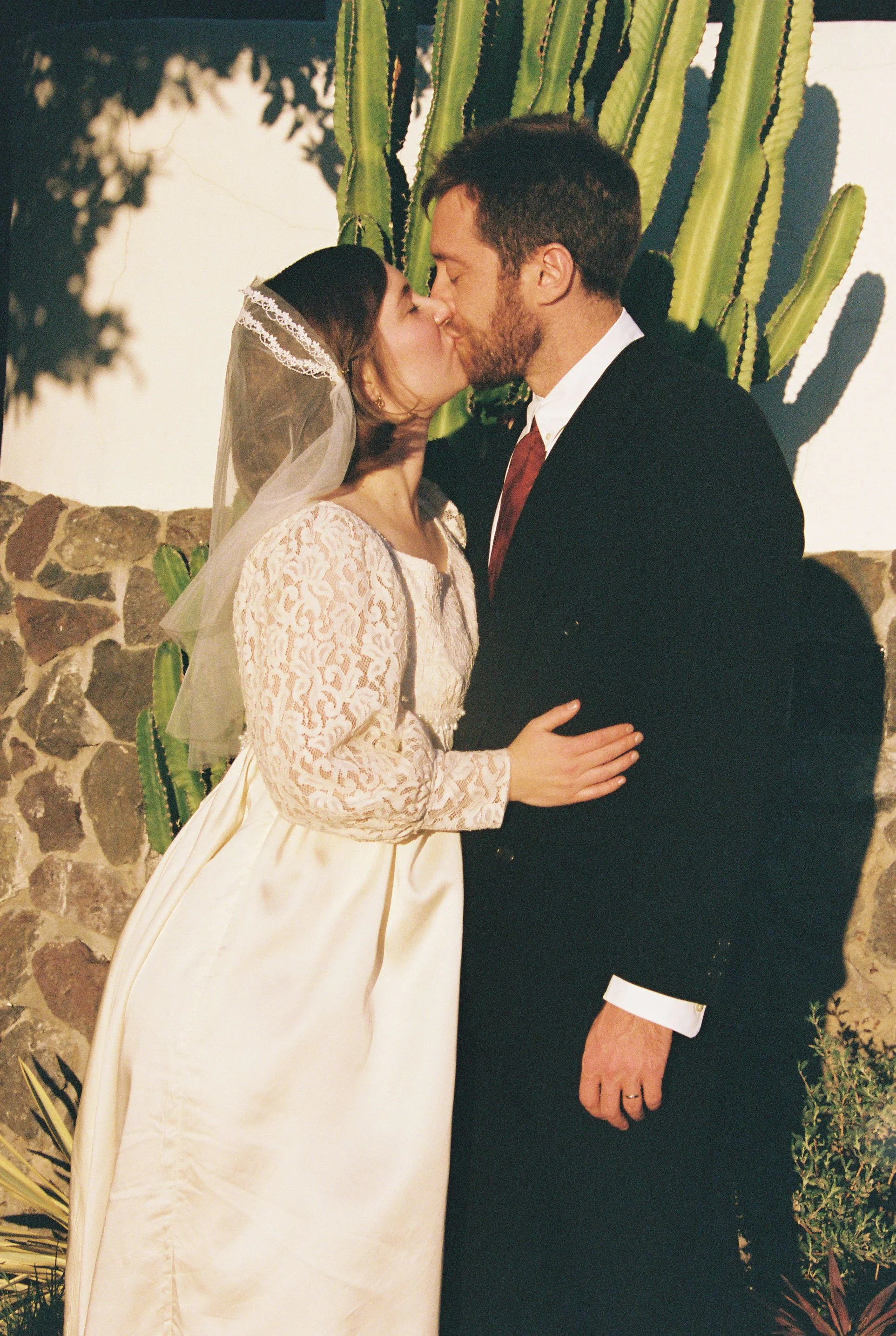 A Los Feliz Backyard Wedding On Film | Vintage Wedding Inspiration - Lili &amp; PAt 